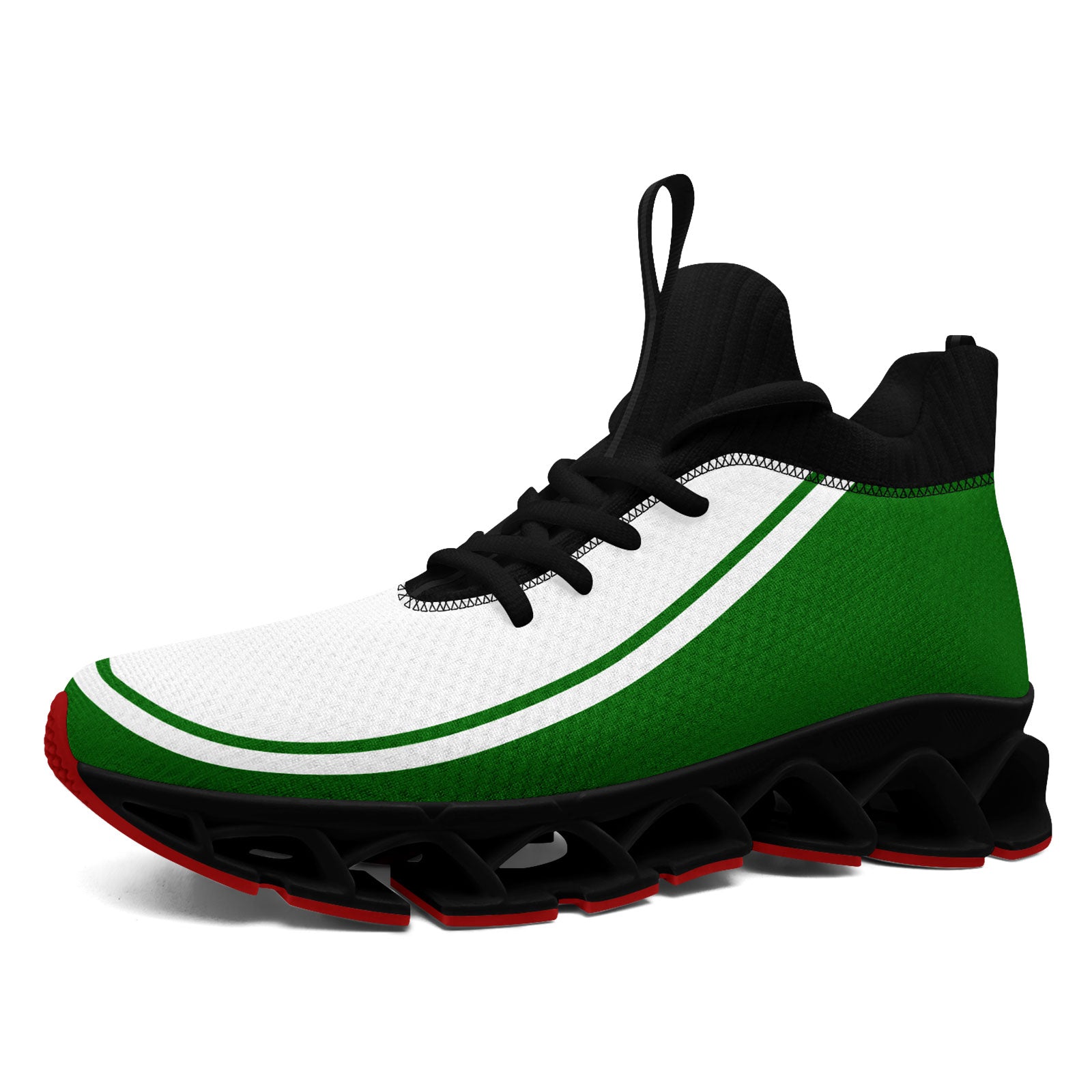 Custom Green White Maxsoul Shoes Personalized Sneaker FN030XD-D020388-20