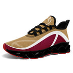 Custom Red Gold Maxsoul Shoes Personalized Sneaker FN003XD-D020391-16