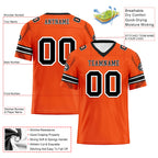 Custom Orange Cincinnati Personalized Authentic Football Jersey FBJ02-D025033-6