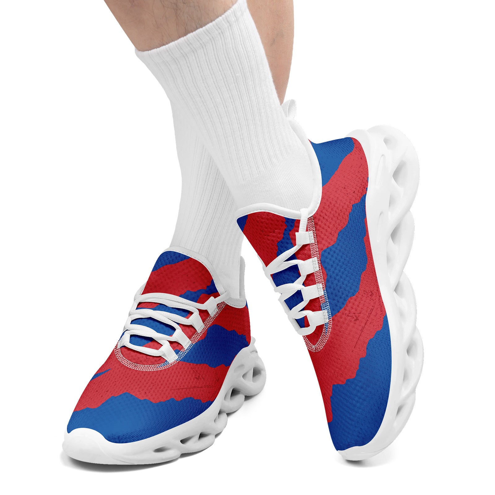 Custom South Korea 2026 World Cup Sneakers DIY Country Flag Running Shoes Lightweight Sport Shoes Gift for Football Fans Personalized Team Name and Logo FN003-F009130-1