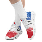 Custom South Korea 2026 World Cup Sneakers DIY Country Flag Running Shoes Lightweight Sport Shoes Gift for Football Fans Personalized Team Name and Logo FN003-F009114-5