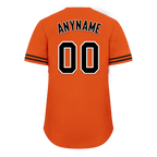 Custom Orange Black Classic Style Black Personalized Authentic Baseball Jersey BSBJ01-bd0fa0a