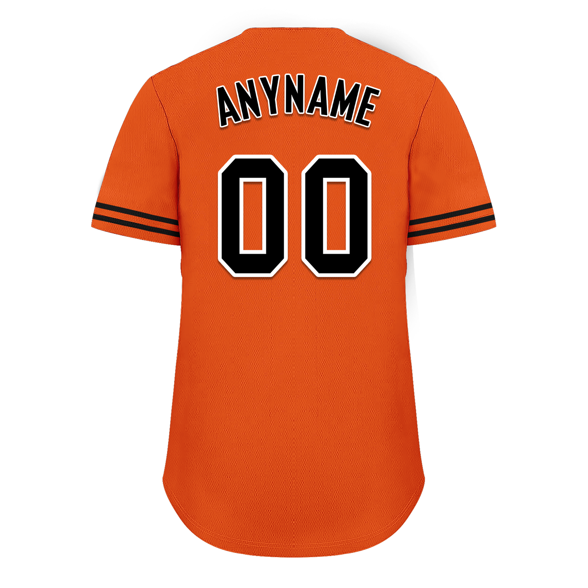 Custom Orange Black Classic Style Black Personalized Authentic Baseball Jersey BSBJ01-bd0fa0a