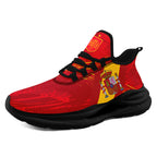 Custom Spain 2026 World Cup Sneakers DIY Country Flag Running Shoes Lightweight Sport Shoes Gift for Football Fans Personalized Team Name and Logo FN079-F020028-1