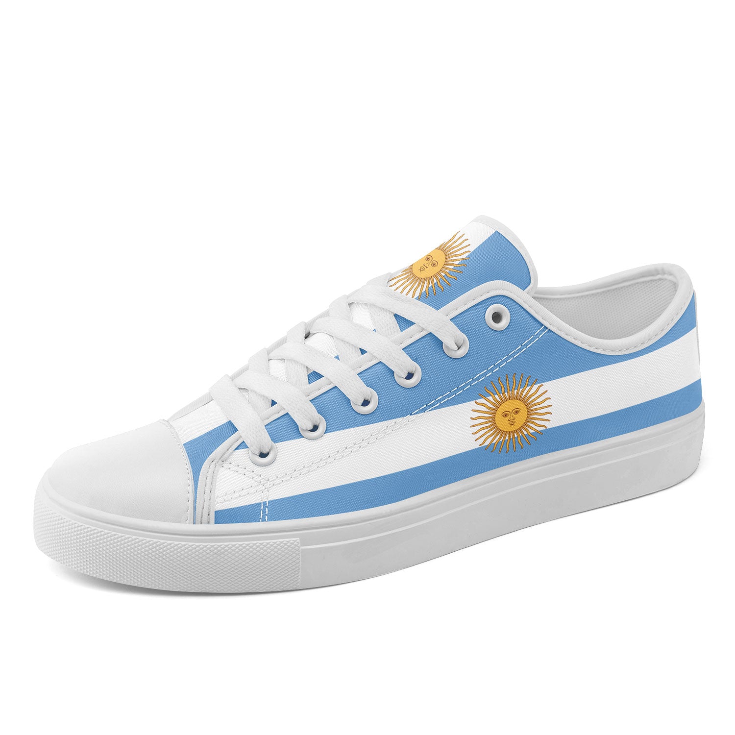 Custom 2026 World Cup Argentina Sneakers DIY Country Flag Running Shoes Lightweight Sport Shoes Gift for Football Fans Personalized Team Name and Logo FN027-F027053-1