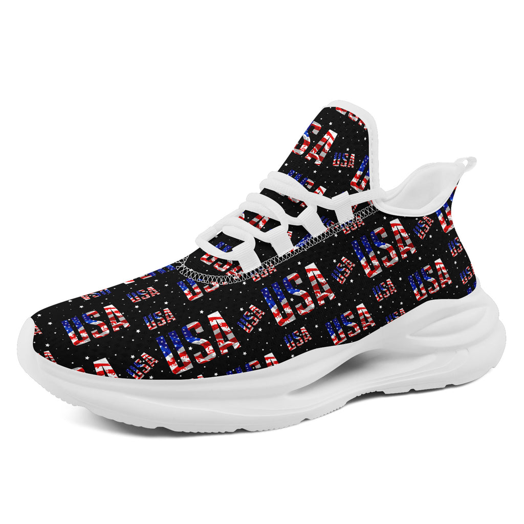 Custom United States 2026 World Cup Sneakers DIY Country Flag Running Shoes Lightweight Sport Shoes Gift for Football Fans Personalized Team Name and Logo FN079-F018033-5