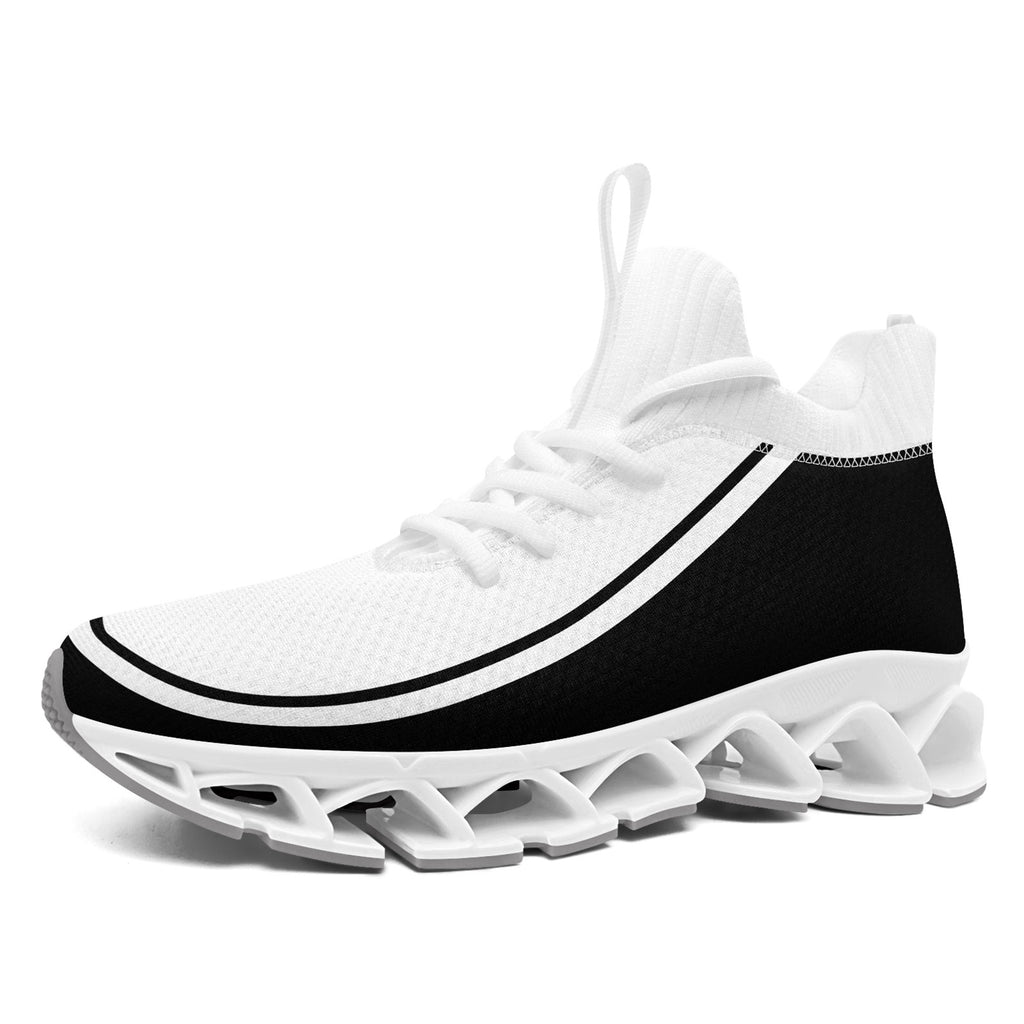 Custom Black White Maxsoul Shoes Personalized Sneaker FN030XD-D020388-8