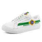 Custom 2026 World Cup Brazil Sneakers DIY Country Flag Running Shoes Lightweight Sport Shoes Gift for Football Fans Personalized Team Name and Logo FN023-F027052-3