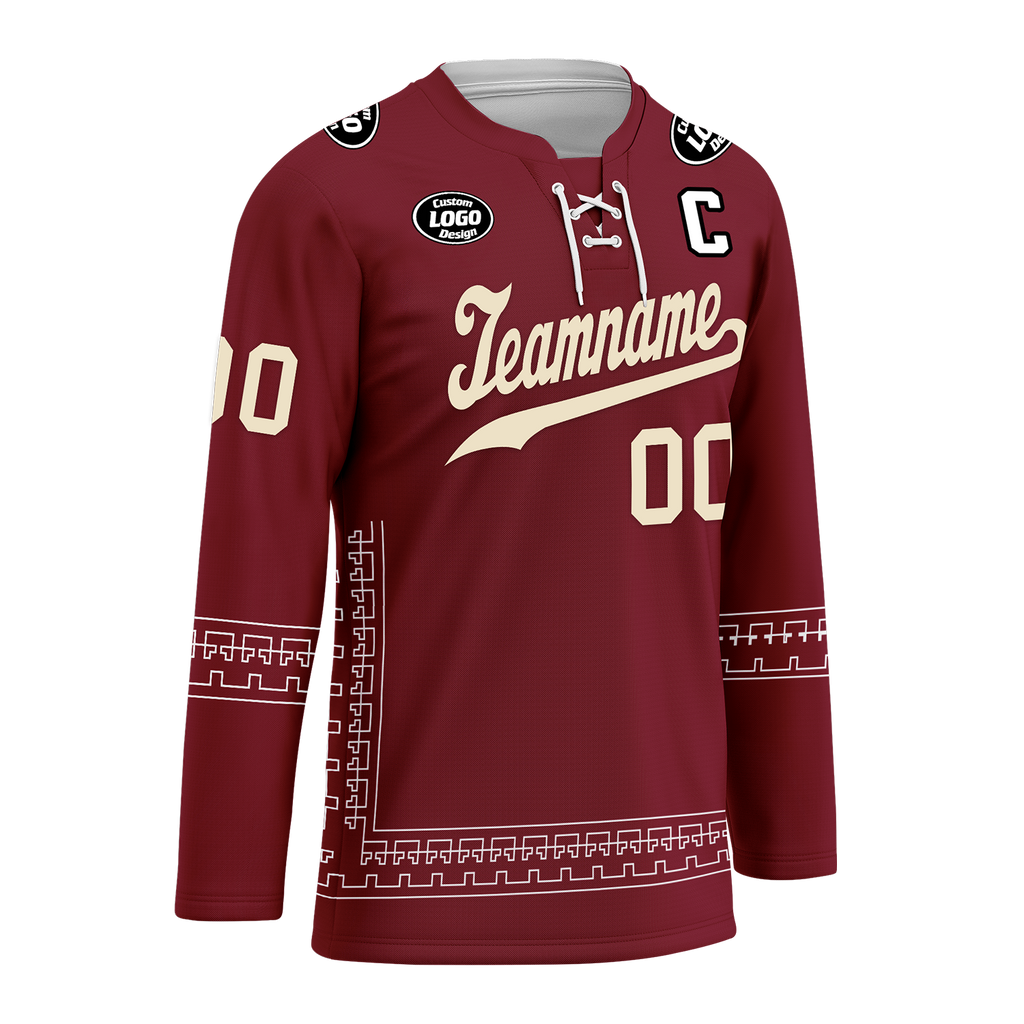 Custom Red Personalized Hockey Jersey HCKJ01-D0a70fd