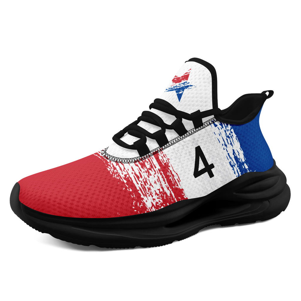 Custom South Korea 2026 World Cup Sneakers DIY Country Flag Running Shoes Lightweight Sport Shoes Gift for Football Fans Personalized Team Name and Logo FN079-F009118-2
