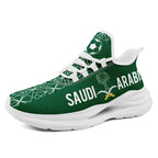 Custom Saudi Arabia 2026 World Cup Sneakers DIY Country Flag Running Shoes Lightweight Sport Shoes Gift for Football Fans Personalized Team Name and Logo FN079-F009093-3