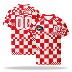 Custom 2026 World Cup Austria High Quality Soccer Stadium Version Jersey Sneakers Sports Shoes and Hat Combo Offer Personalized Team Name and Logo ZH-F027104-2