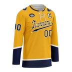 Custom Yellow Personalized Hockey Jersey HCKJ01-D0a70cb
