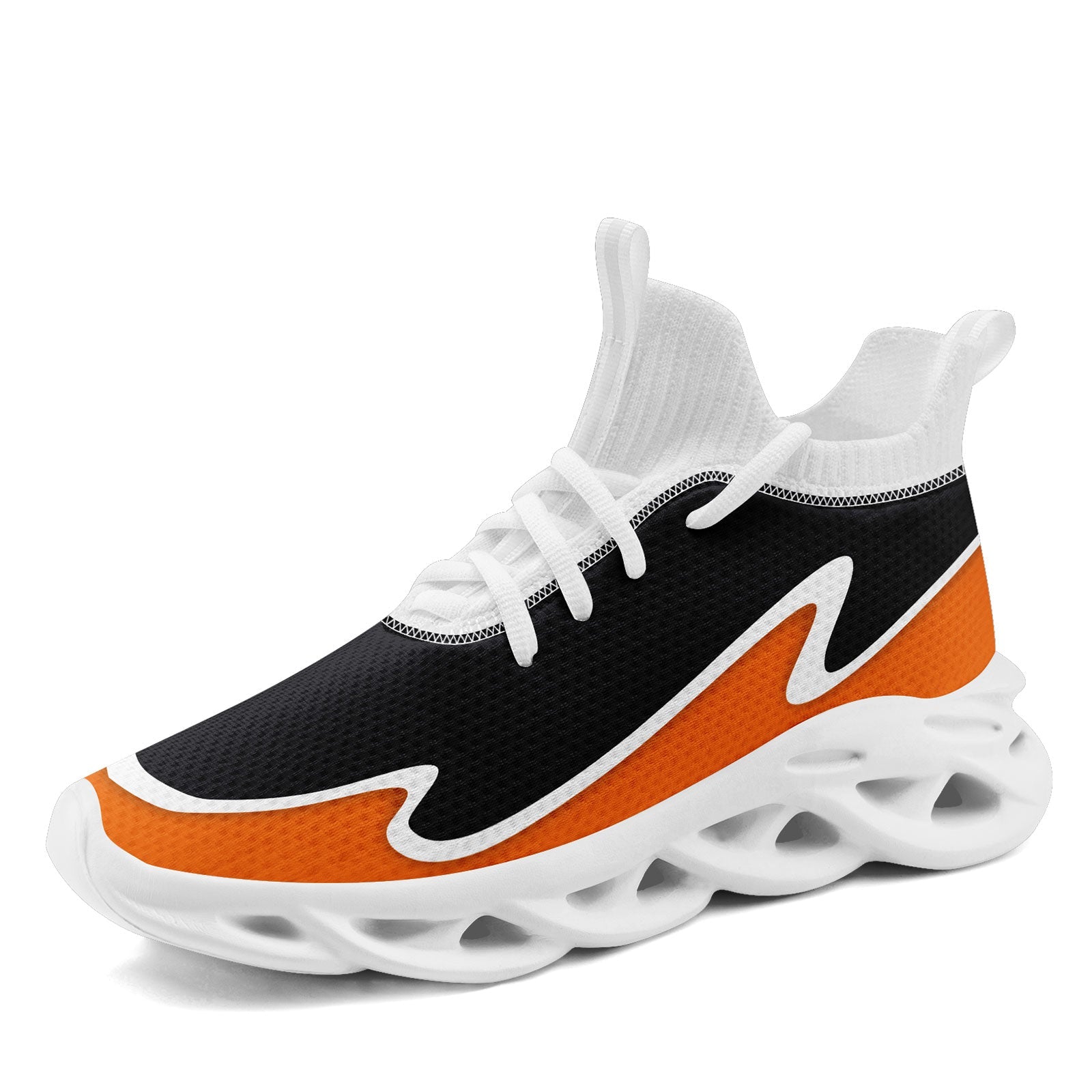 Custom Dark Gray Orange Maxsoul Shoes Personalized Sneaker FN030A-E020011-6