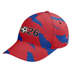 Personalized 2026 South Korea Soccer Fan Hat - Add Your Name & Design Custom 2026 Football Tournament Hat YW061-F009127-1