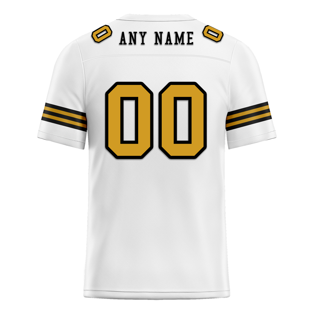 Custom White Classic Style Personalized Authentic Football Jersey FBJ02-bd0a70a0