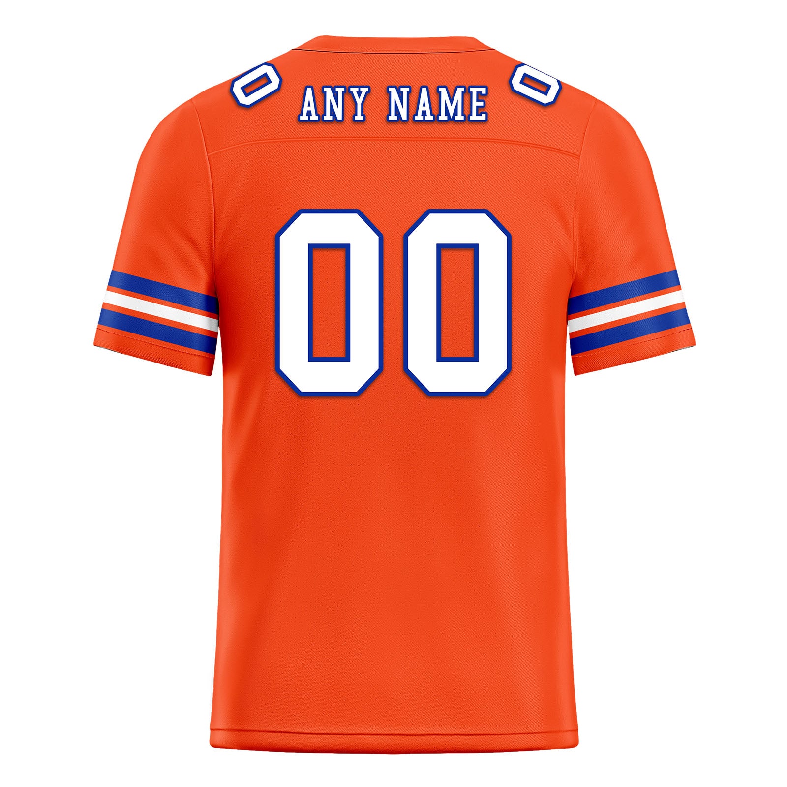 Custom Orange Denver Personalized Authentic Football Jersey FBJ02-E0601-14
