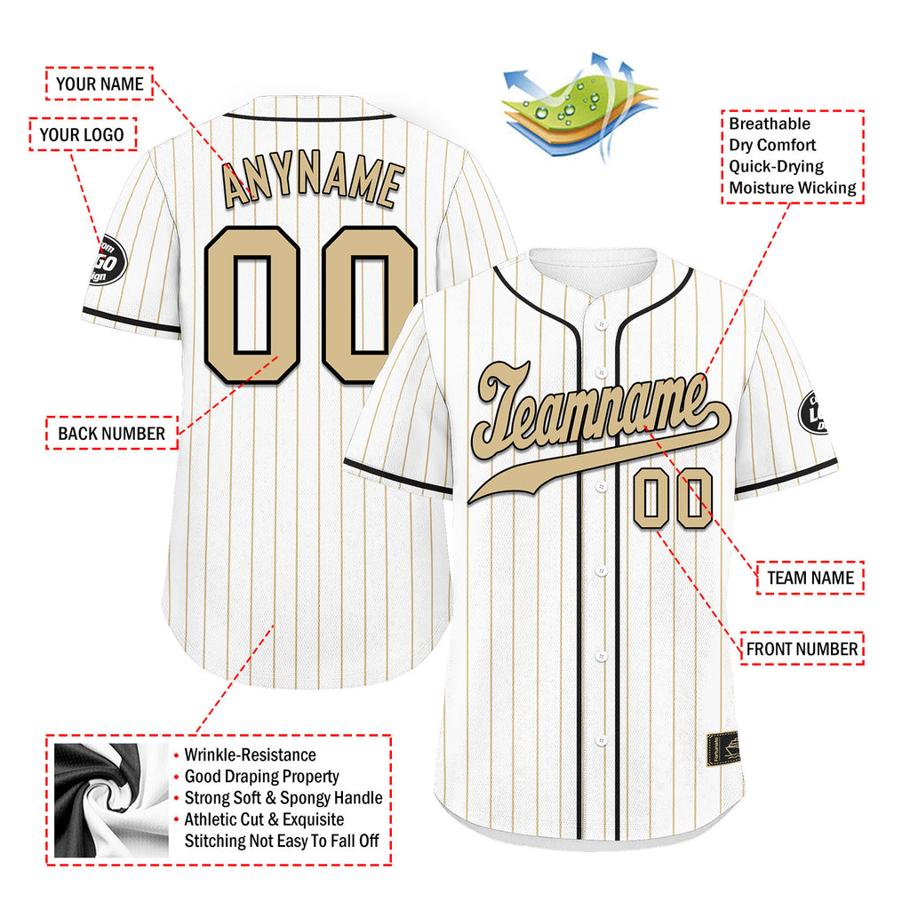 Custom Stripe Fashion Personalized Authentic Baseball Jersey BSBJ01-E025078-18