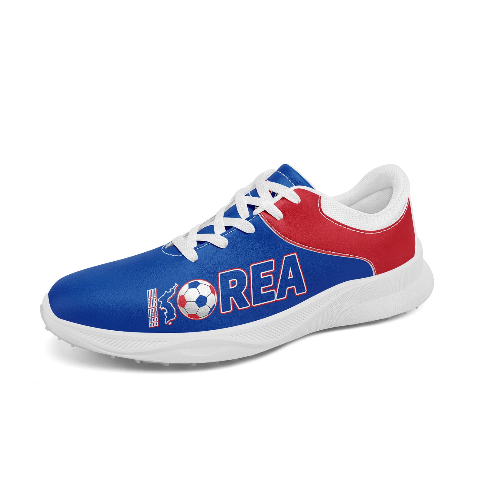 Custom South Korea 2026 World Cup Sneakers DIY Country Flag Running Shoes Lightweight Sport Shoes Gift for Football Fans Personalized Team Name and Logo FN062-F009110-1