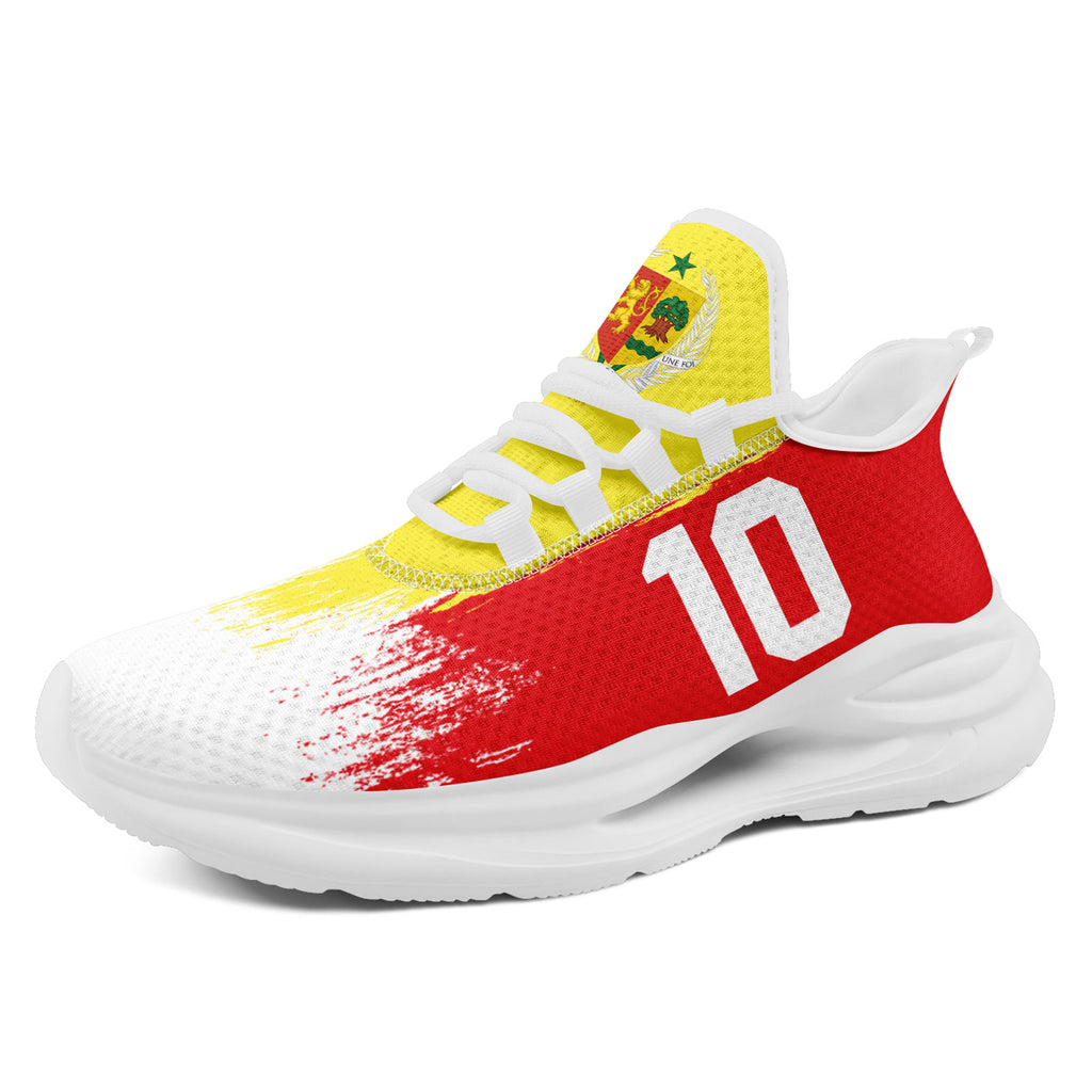 Custom Senegal 2026 World Cup Sneakers DIY Country Flag Running Shoes Lightweight Sport Shoes Gift for Football Fans Personalized Team Name and Logo FN079-F009079-2