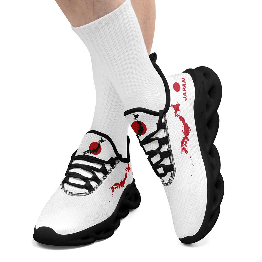 Custom Japan 2026 World Cup Sneakers DIY Country Flag Running Shoes Lightweight Sport Shoes Gift for Football Fans Personalized Team Name and Logo FN003-F025044-8