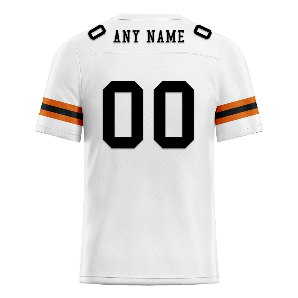 Custom White Classic Style Personalized Authentic Football Jersey FBJ02-bd0a70b9