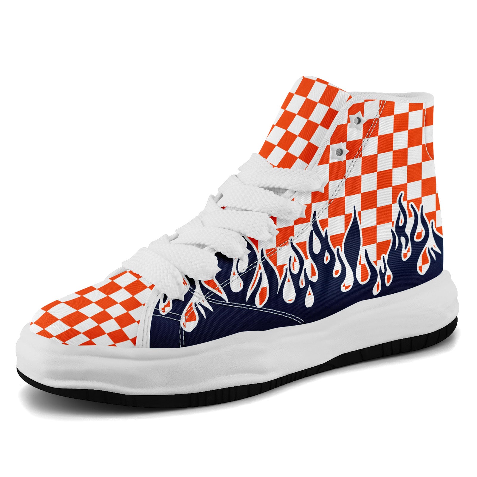 Custom Orange Blue Denver Football Jersey and Firesoul Sports Shoes Combo Offer Personalized Combo ZH-D020273-10