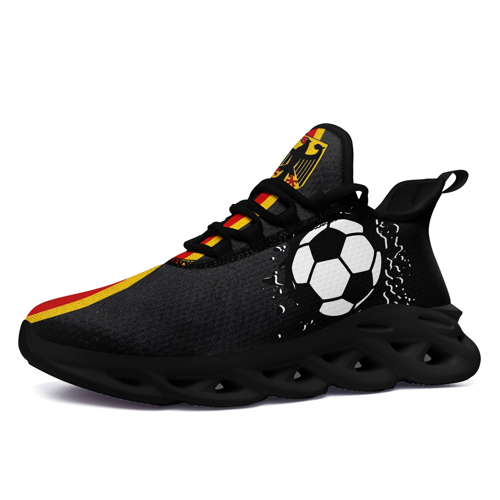 Custom Germany 2026 World Cup Sneakers DIY Country Flag Running Shoes Lightweight Sport Shoes Gift for Football Fans Personalized Team Name and Logo FN003-F025035-1