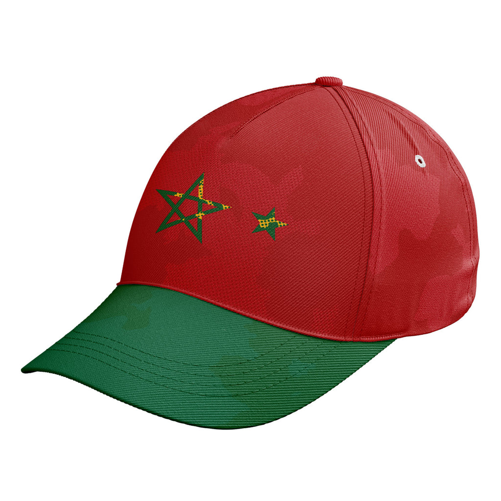 Personalized 2026 Morocco Soccer Fan Hat - Add Your Name & Design Custom 2026 Football Tournament Hat YW061-F009128-3