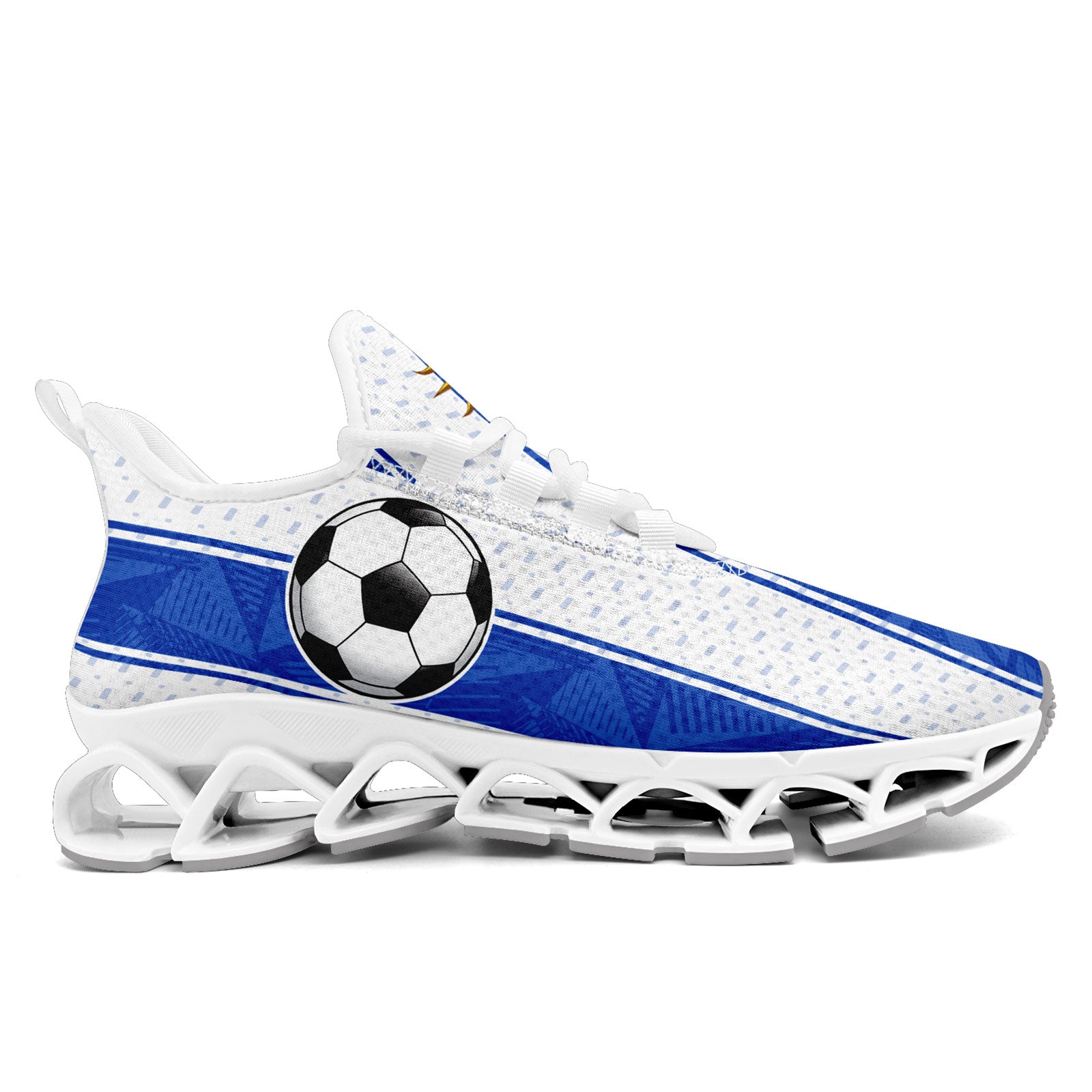 Custom Uruguay 2026 World Cup Sneakers DIY Country Flag Running Shoes Lightweight Sport Shoes Gift for Football Fans Personalized Team Name and Logo FN003XD-F009085-3