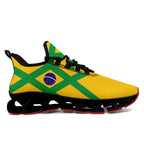 Custom 2026 World Cup Brazil Sneakers DIY Country Flag Running Shoes Lightweight Sport Shoes Gift for Football Fans Personalized Team Name and Logo FN003XD-F027047-4