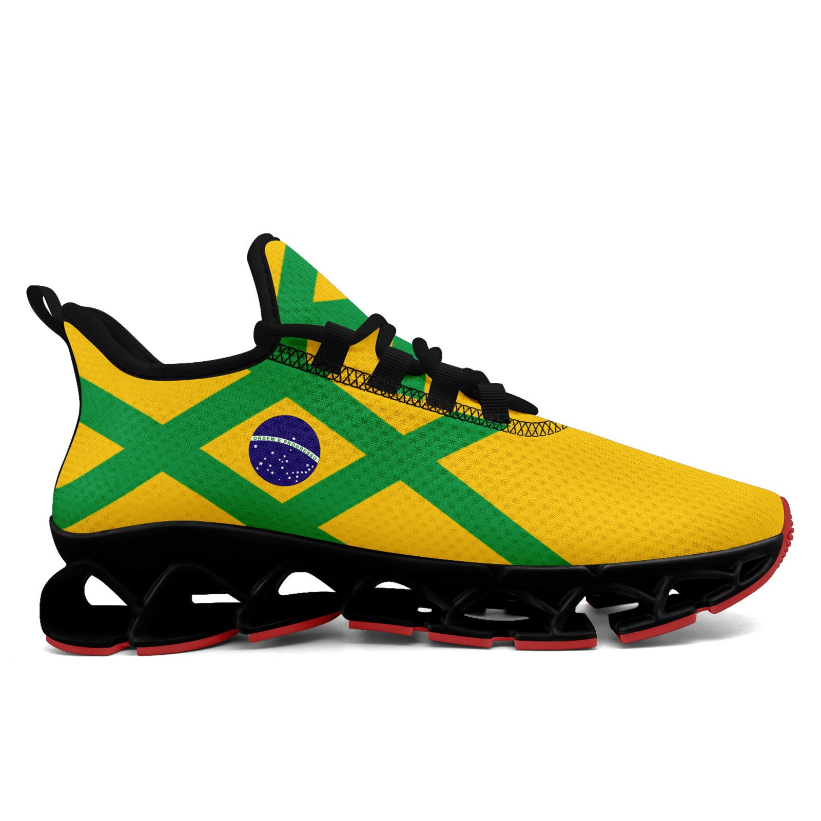 Custom 2026 World Cup Brazil Sneakers DIY Country Flag Running Shoes Lightweight Sport Shoes Gift for Football Fans Personalized Team Name and Logo FN003XD-F027047-4