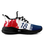 Custom France 2026 World Cup Sneakers DIY Country Flag Running Shoes Lightweight Sport Shoes Gift for Football Fans Personalized Team Name and Logo FN079-F020045-12
