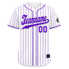 Custom Stripe Fashion Personalized Authentic Baseball Jersey BSBJ01-E025078-4