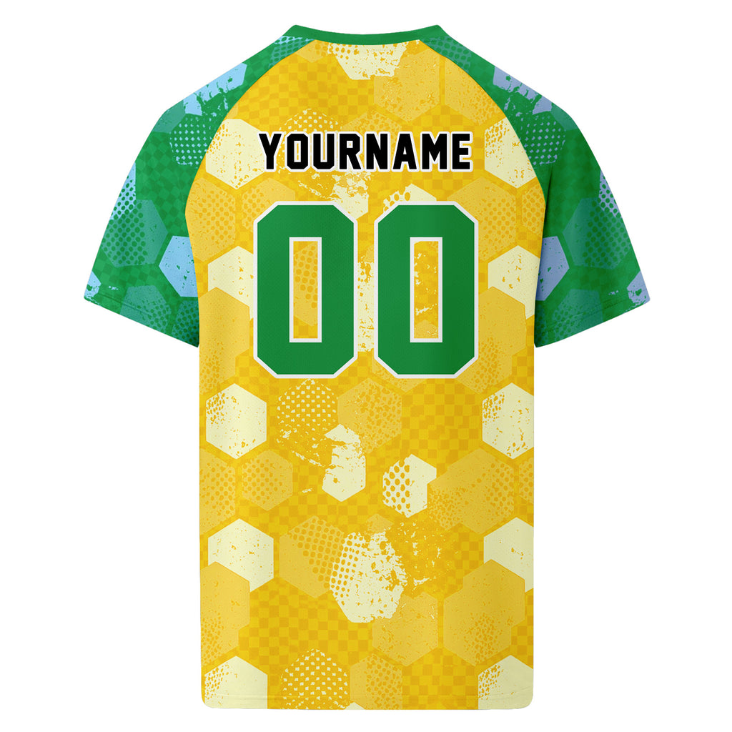 Custom Brazil 2026 World Cup Football Shirt Customized Soccer Jersey for Fans Add Your Name & Number FZ190-F027083-3