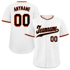 Custom White Classic Style Black Personalized Authentic Baseball Jersey BSBJ01-bd0fae8