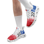 Custom South Korea 2026 World Cup Sneakers DIY Country Flag Running Shoes Lightweight Sport Shoes Gift for Football Fans Personalized Team Name and Logo FN003-F009114-8