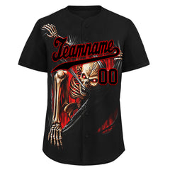 Custom Gothic Personalized Authentic Baseball Jersey BSBJ01-E06001