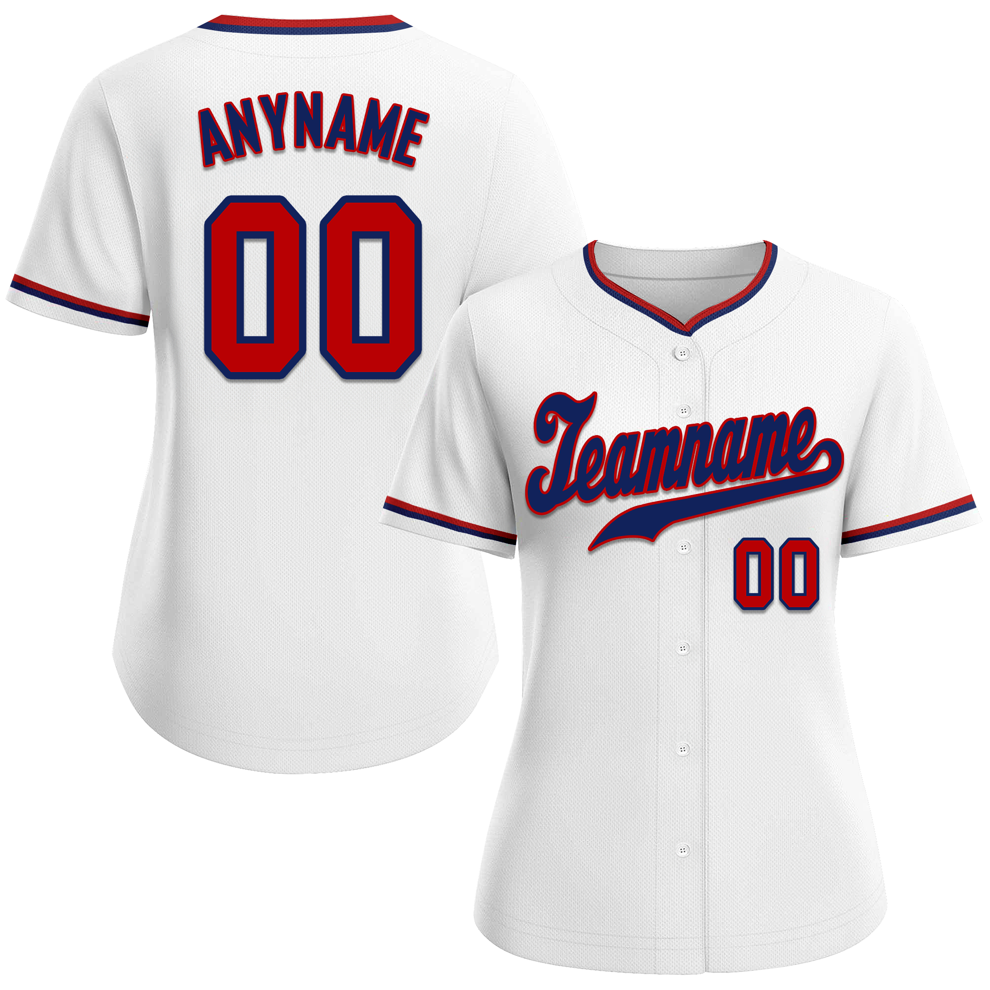 Custom White Classic Style Blue Personalized Authentic Baseball Jersey BSBJ01-bd0fac9
