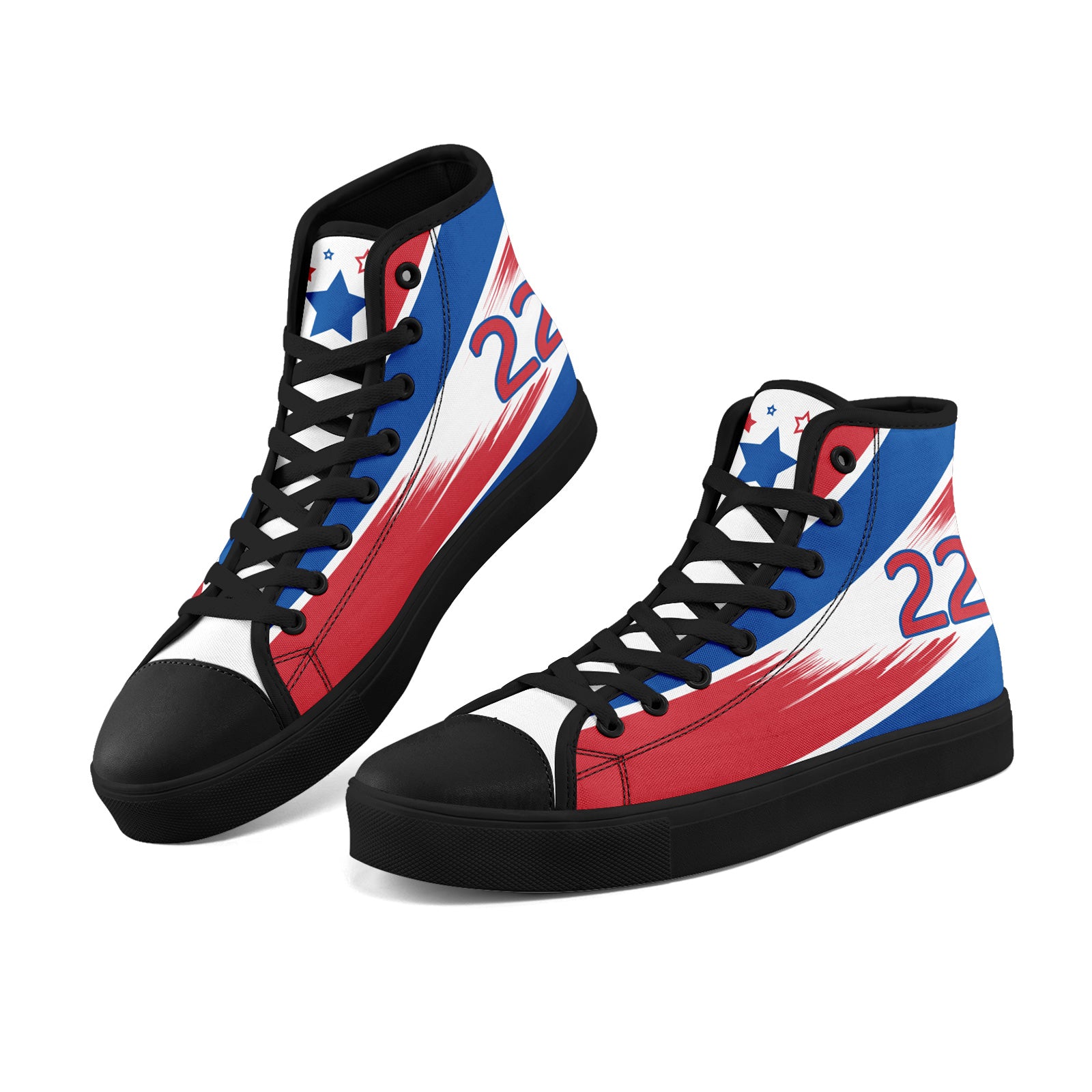 Custom South Korea 2026 World Cup Sneakers DIY Country Flag Running Shoes Lightweight Sport Shoes Gift for Football Fans Personalized Team Name and Logo FN024-F009120-1
