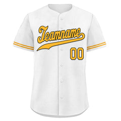 Custom White World Cancer Day Personalized Authentic Baseball Jersey BSBJ01-E06020-20