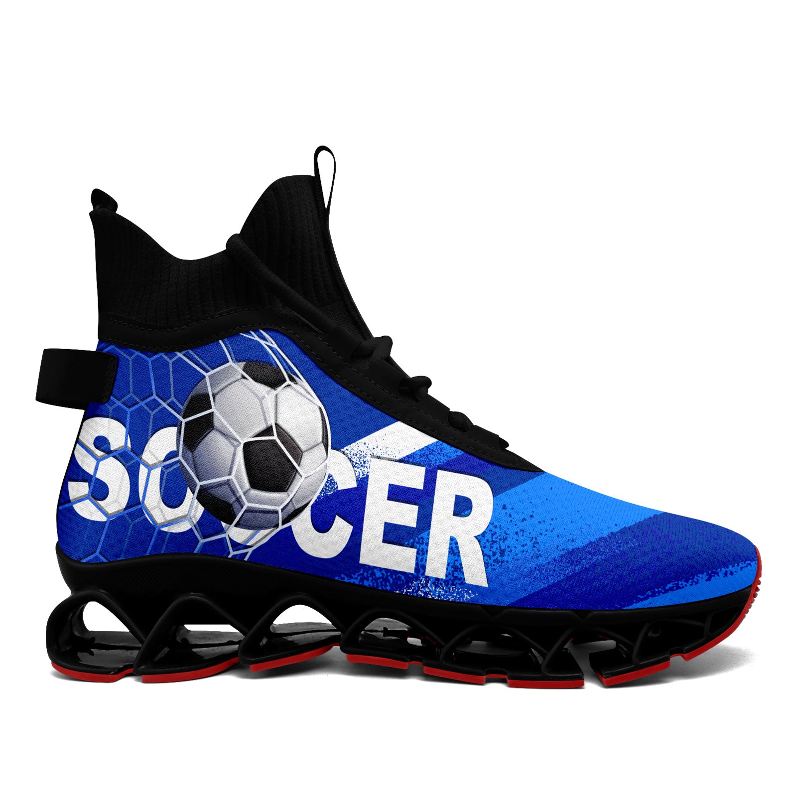 Custom Uruguay 2026 World Cup Sneakers DIY Country Flag Running Shoes Lightweight Sport Shoes Gift for Football Fans Personalized Team Name and Logo FN029XD-F009111-5