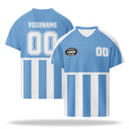 Custom 2026 World Cup Argentina High Quality Soccer Stadium Version Jersey Sneakers Sports Shoes and Hat Combo Offer Personalized Team Name and Logo ZH-F027090-4