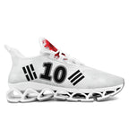 Custom South Korea 2026 World Cup Sneakers DIY Country Flag Running Shoes Lightweight Sport Shoes Gift for Football Fans Personalized Team Name and Logo FN003XD-F009063-1