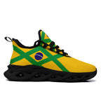 Custom 2026 World Cup Brazil Sneakers DIY Country Flag Running Shoes Lightweight Sport Shoes Gift for Football Fans Personalized Team Name and Logo FN003-F027045-4