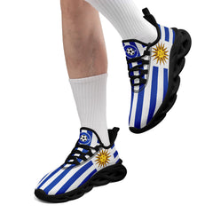 Custom Uruguay 2026 World Cup Sneakers DIY Country Flag Running Shoes Lightweight Sport Shoes Gift for Football Fans Personalized Team Name and Logo FN003-F009072-4