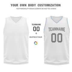 Custom White Pattern City Edition Personalized Sports Uniform Authentic Basketball Jersey BBJ01-D06101-7