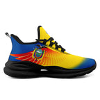 Custom Ecuador 2026 World Cup Sneakers DIY Country Flag Running Shoes Lightweight Sport Shoes Gift for Football Fans Personalized Team Name and Logo FN079-F009088-2