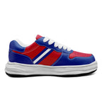 Custom Red Blue Buffalo Shoes Personalized Sneaker FN032-D020389-4