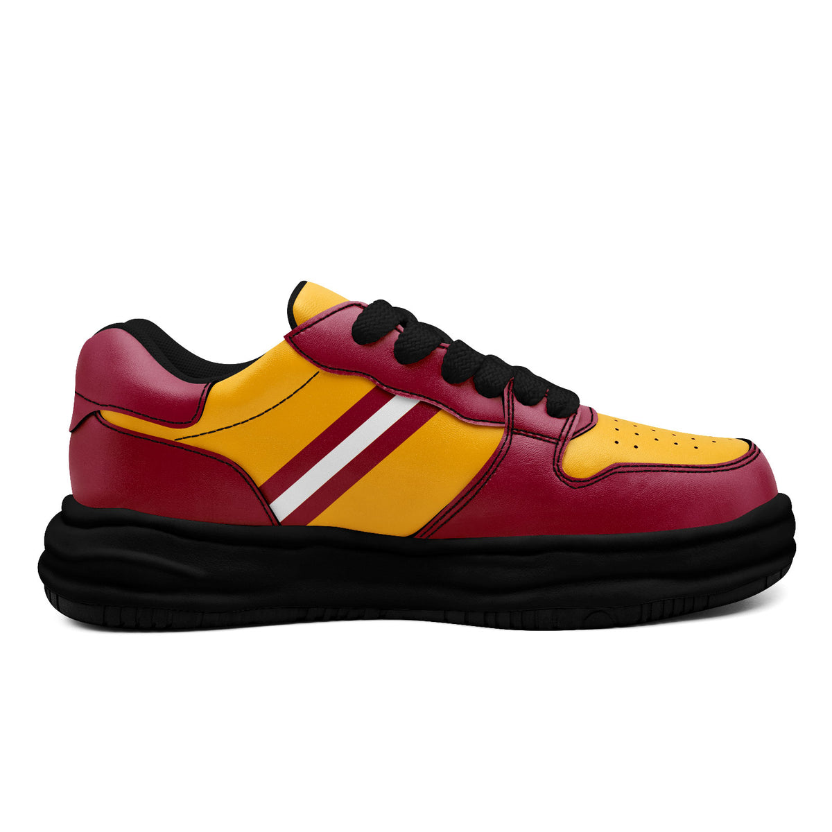 Custom Red Yellow Arizona Shoes Personalized Sneaker FN032-D020389-1